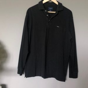 Faconnable black long sleeve shirt